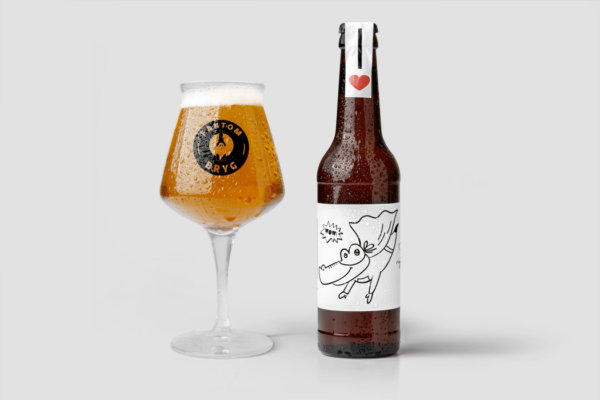 Fars Dag gave- Mors Dag gave - Mal selv superhelte - øl med glas