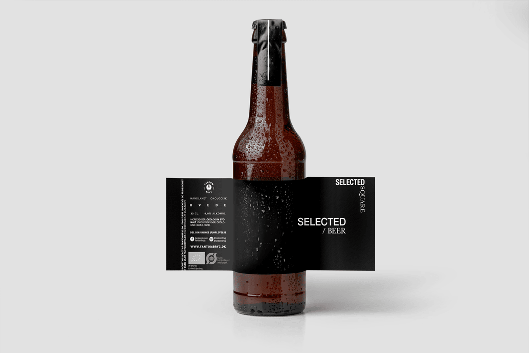 Øl med eget logo og design til Selected