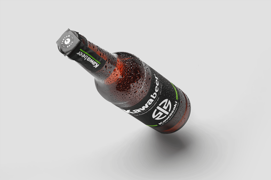 Specialdesignet øl til Kawasaki fra Fantombryg