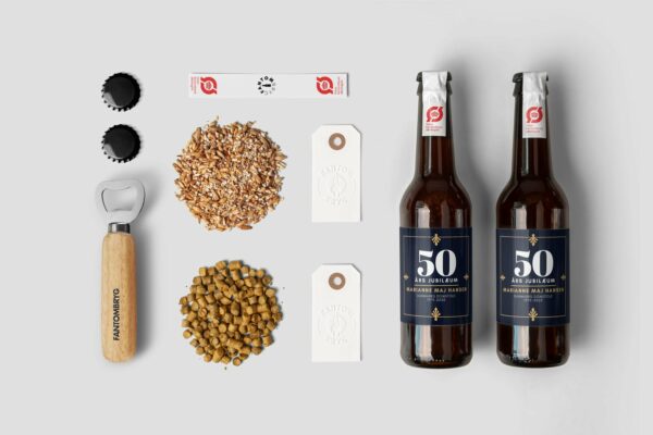 Jubilæums øl - eksklusivt design