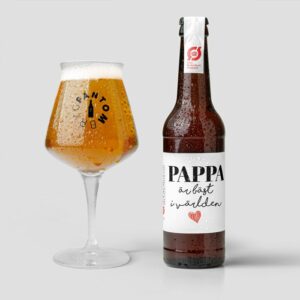 Personlig öl present till Fars Dag