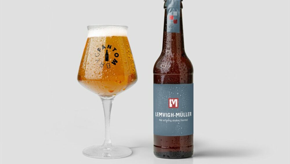 Lemvigh-Müller øl med eget logo og design