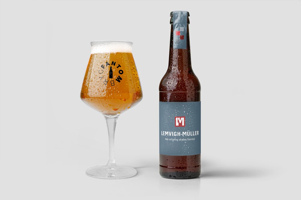 Lemvigh-Müller øl med eget logo og design