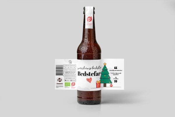 Verdens bedste bedstefar øl - unik gave til jul